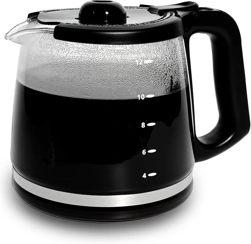 Cestlaive 12-Cup Glass Coffee Carafe Replacement for Mr. Coffee Coffeemaker | Compatible with Mr. Coffee LMX, TP, MMX, and MSX series coffee makers. - Image 1