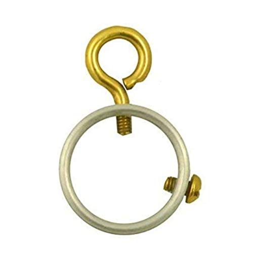 Gettysburg Flag Works Gold Finished Aluminum Attachment Ring for Indoor Pole - fits 1.25" Dia. - Image 1
