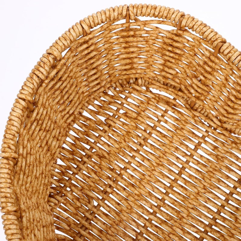 Heart-shaped Candy Basket Small Woven Kitchen Storage Basket Multi-function Fruit and Snack Holder for Home and Party Use - Image 3