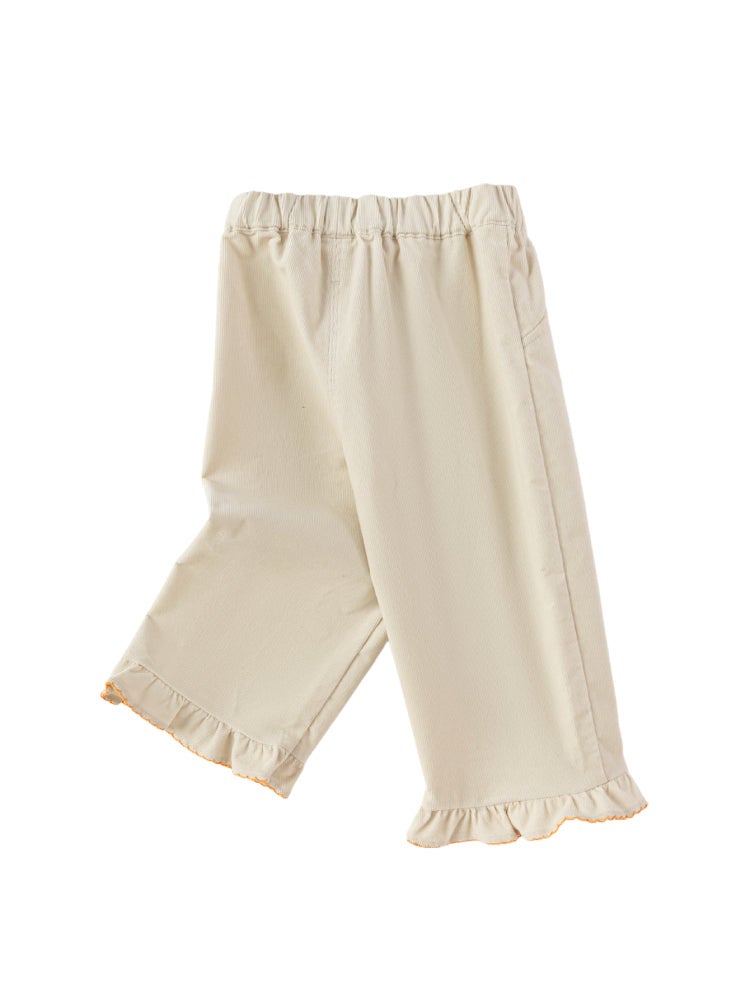 بالابالا بنطال كوردروي بأطراف مكشكشة للبنات - Image 5