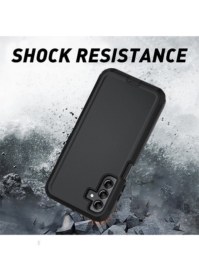 Samsung Galaxy A05s 4g Case, Protective Cell Phone Cover, Super Military Grade Duty Hard Shockproof Armor Protector Case Cover Accessory with Belt Clip Holster for Samsung Galaxy A05s 4g, Black