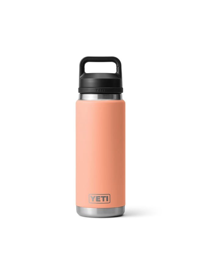 YETI Rambler 750ml Water Bottle, Leakproof, Vacuum Insulated, Stainless Steel with Chug Cap, Peach - Image 3