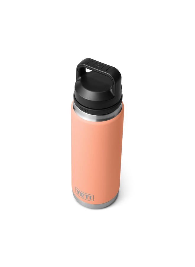 YETI Rambler 750ml Water Bottle, Leakproof, Vacuum Insulated, Stainless Steel with Chug Cap, Peach - Image 5