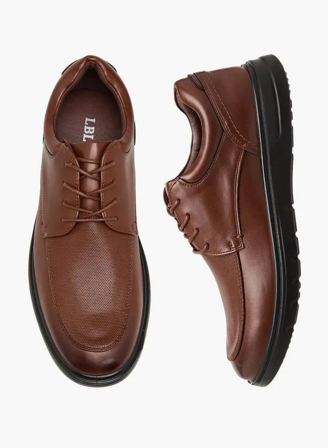 LBL By Shoexpress Men Textured Derby Shoes