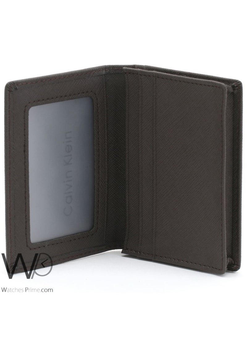 Calvin Klein Men's Wallet and Card Holder with Leather Keychain