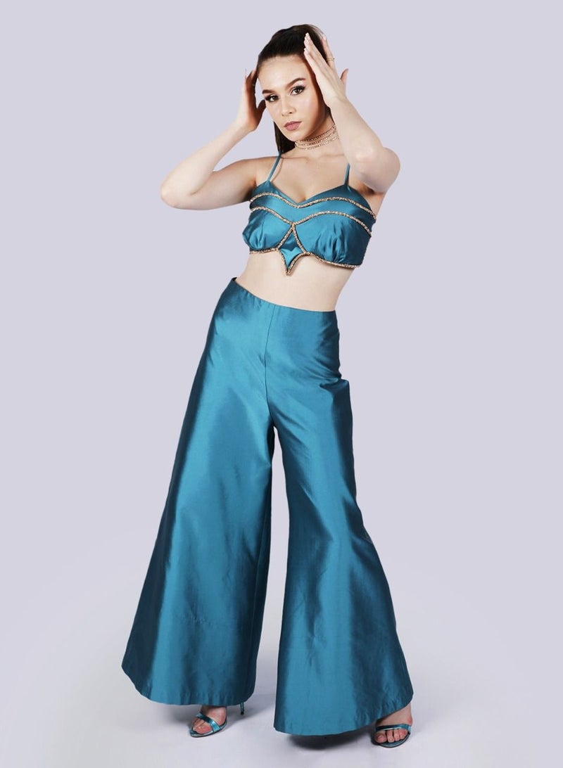 NIVA FASHION HOUSE Marquise Bralette and Wide Leg Pants  - Image 2