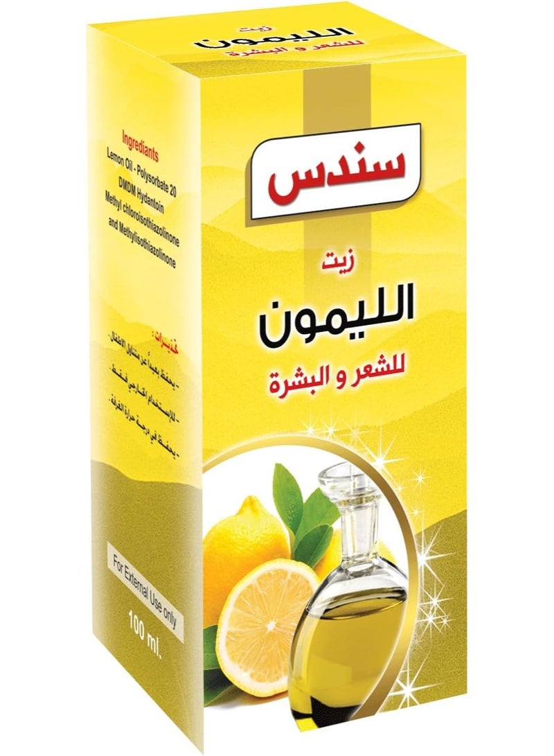 sondos Oil Lemon For Hair Skin 100 ml - Image 1