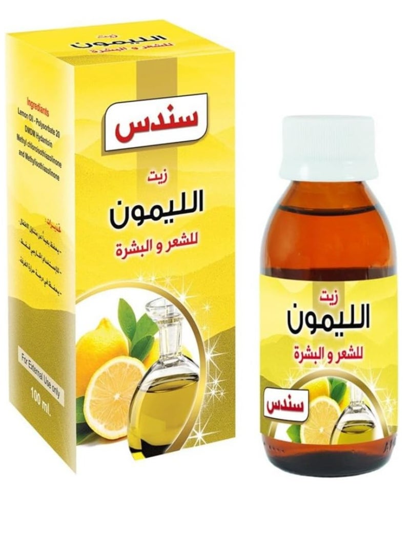 sondos Oil Lemon For Hair Skin 100 ml - Image 2
