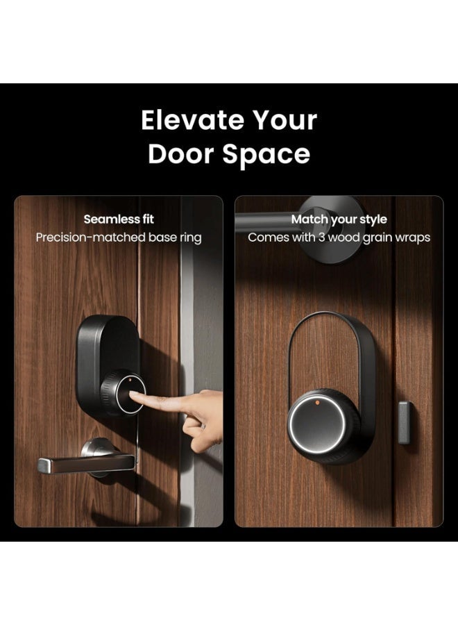 SwitchBot Lock Ultra Smart Door Lock – Keyless Bluetooth Smart Lock with Auto Unlock, App Control, Voice Control, Easy Installation – Black - Image 4