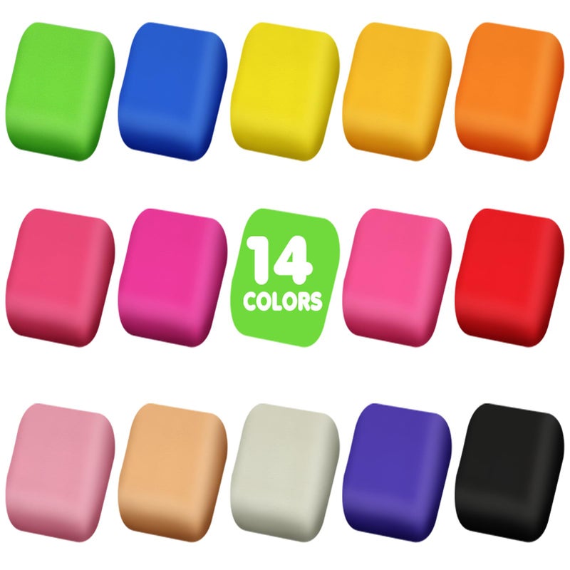 ESSENSON Magic Clay - Air Dry Clay 14 Colors, Modeling Clay for Kids with Tools, Soft & Ultra Light, Toys Gifts for Age 3 4 5 6 7 8+ Years Old Boys Girls Kids - Image 1