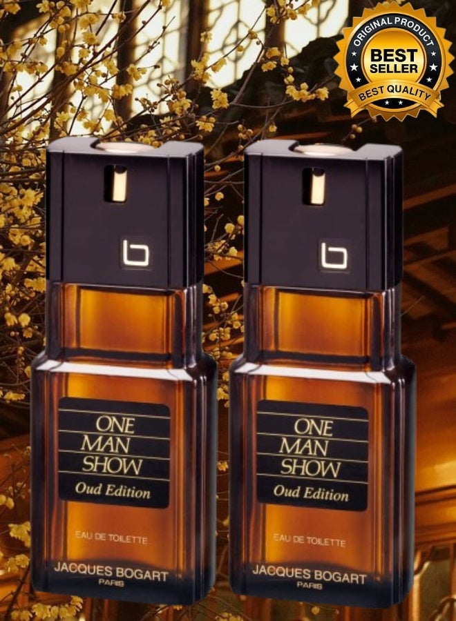 جاك بوغارت 2 قطع عطر وان مان شو عود اديشين 100مل - Image 1