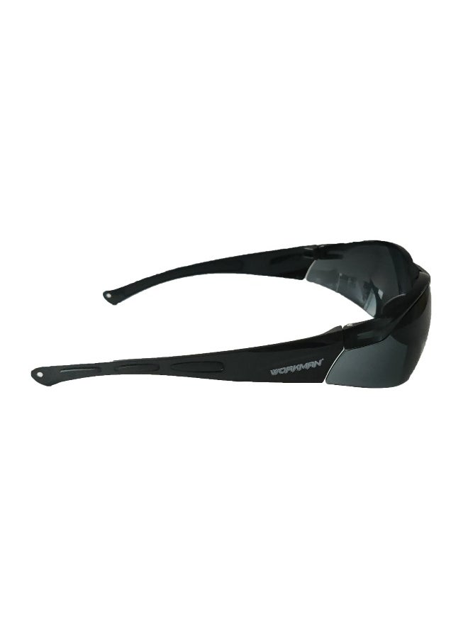 Workman - Work | Pack of 1 MAN SG-71019D DIVER Safety Goggles with Smoked Lens | Lightweight, Scratch & Impact Resistant | Safety Glasses for Multipurpose Use for Pollution, Dust, Riding & Construction Work | Pack of 1 - Image 1