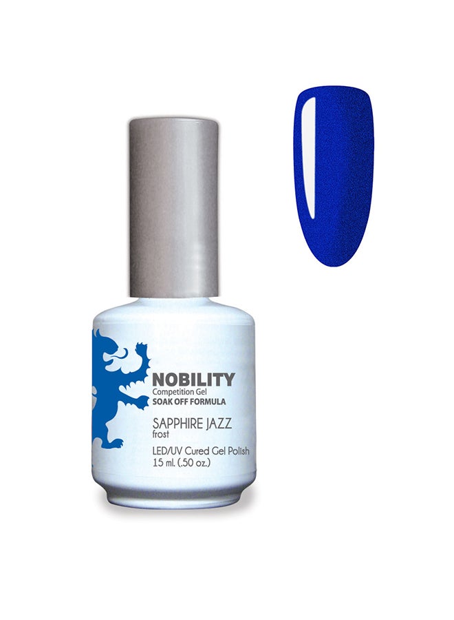 Lechat Gel Nail Polish 15 ml, Long Lasting, Chip Resistant, Requires Drying Under UV Led Lamp Sapphire Jazz Nbgp94