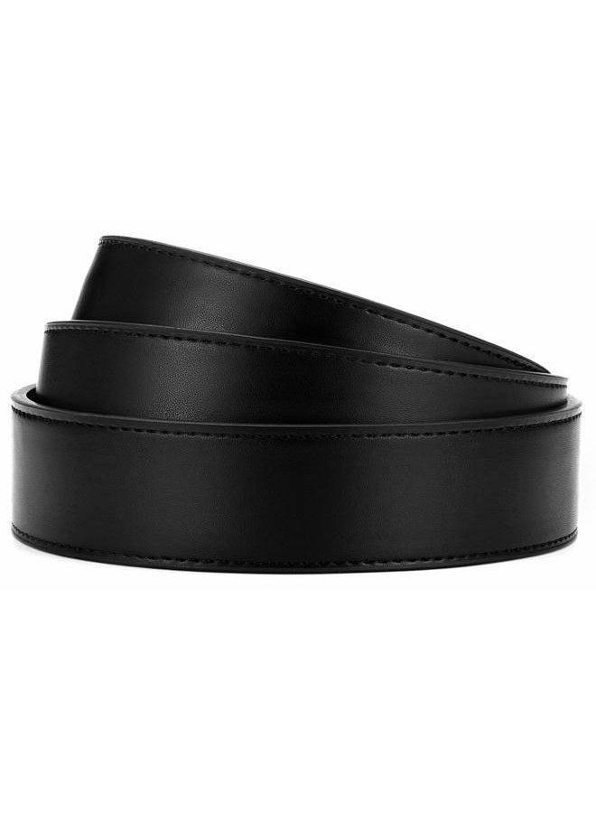 CHAOREN Ratchet Belt Replacement Strap 1 3/8”, Leather Belt Strap for 40MM Slide Click Buckle, Epic - Black, 36-42W - Image 4