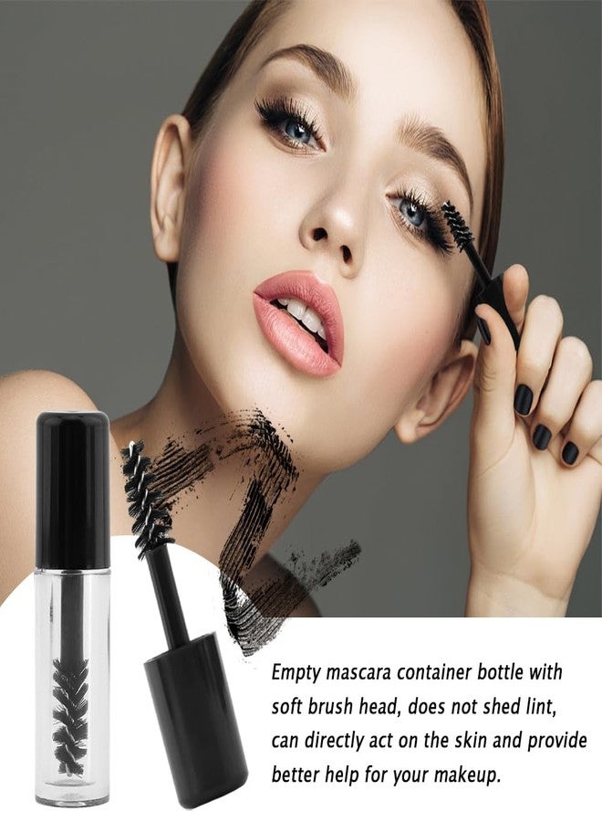 Ranjaner 28 Pcs Empty Mascara Tubes with Eyelash Wand, Rubber Inserts and Funnels Empty Small Sample Size Mascara Container for Castor Oil Eyelash Growth Oil(As Shown) - Image 4