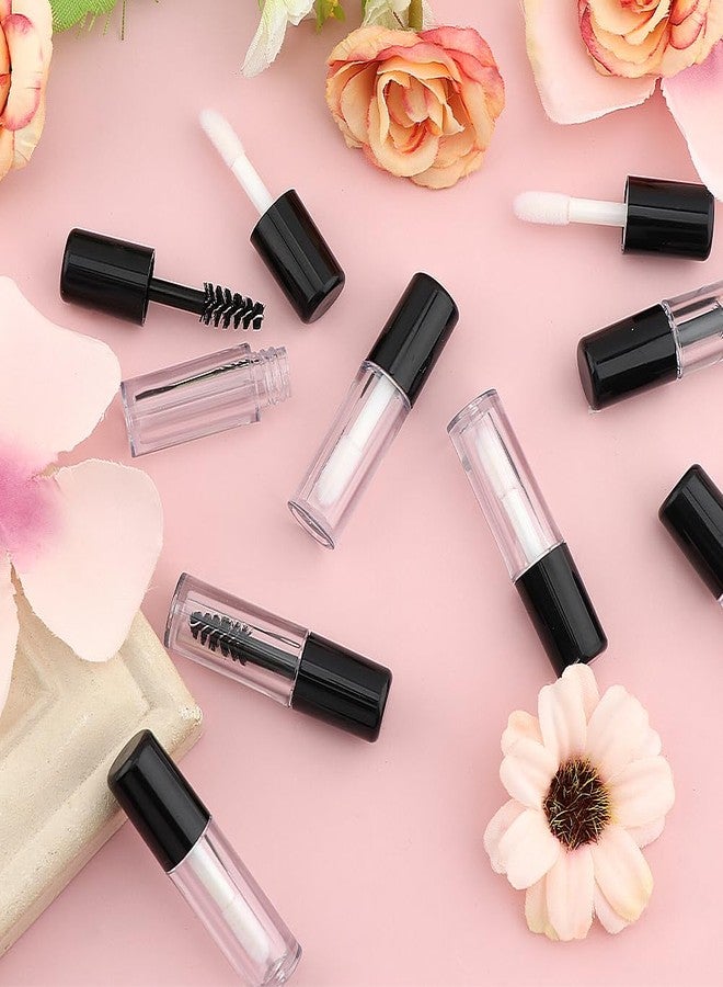 Ranjaner 28 Pcs Empty Mascara Tubes with Eyelash Wand, Rubber Inserts and Funnels Empty Small Sample Size Mascara Container for Castor Oil Eyelash Growth Oil(As Shown) - Image 3