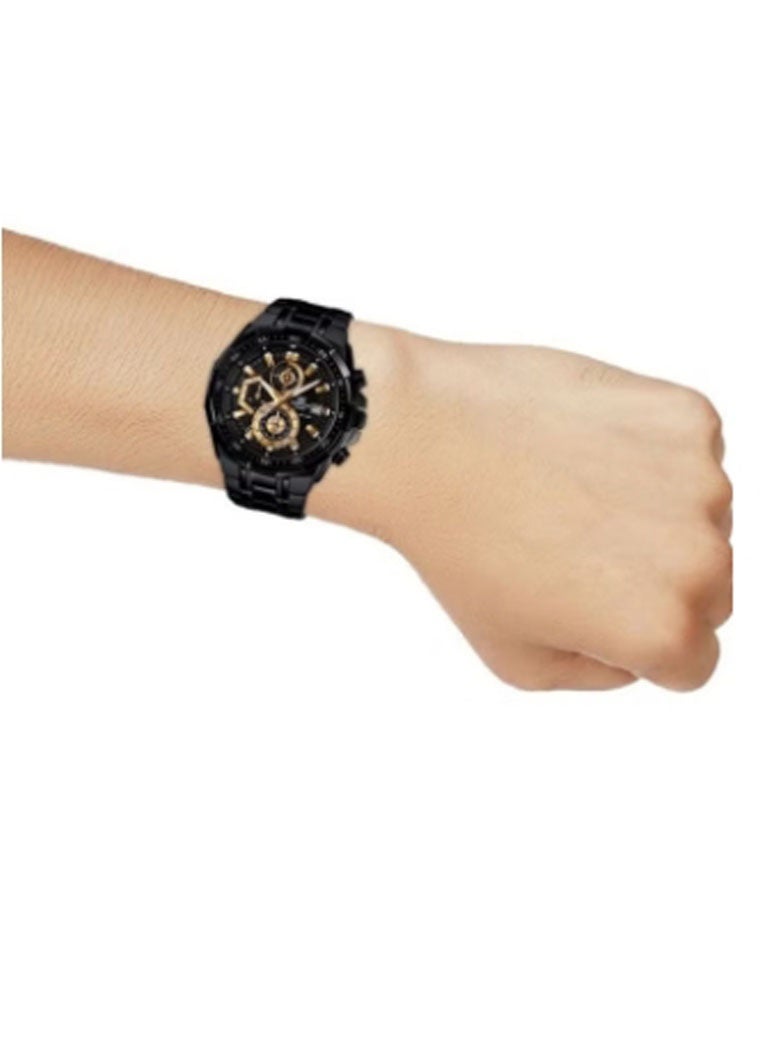 CASIO Men's Edifice Water Resistant Chronograph Watch EFR-539BK-1AVUDF - Image 4