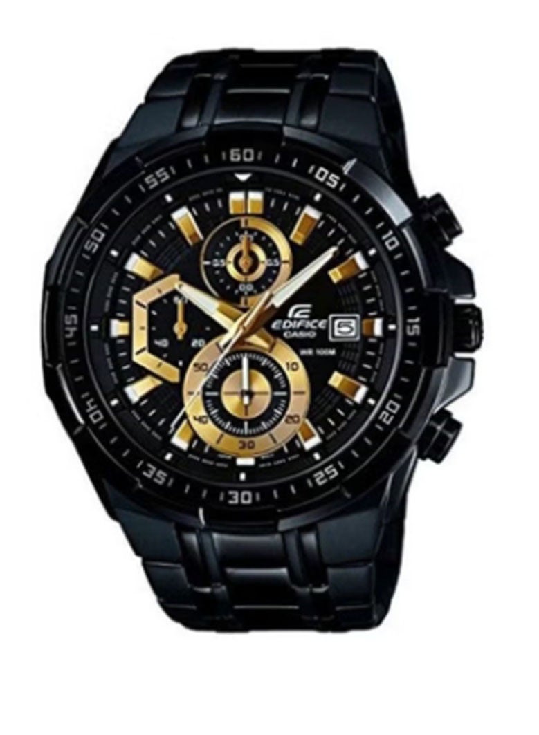 CASIO Men's Edifice Water Resistant Chronograph Watch EFR-539BK-1AVUDF - Image 1