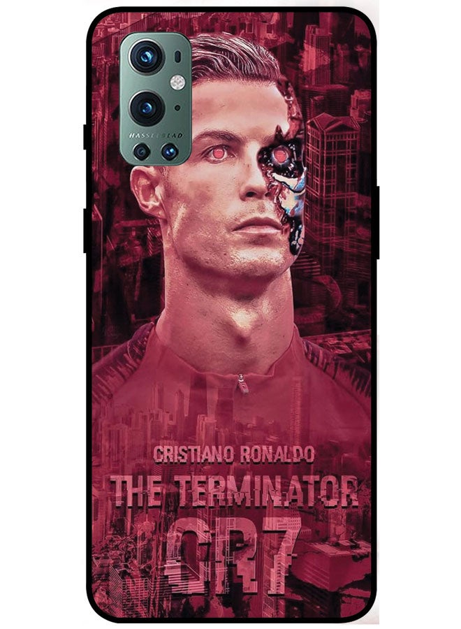 EYE CATCH Protective Case Cover For OnePlus 9 Pro Smart Series Printed Protective Case Cover for OnePlus 9 Pro Cristiano Ronaldo The Terminator CR7 - Image 1