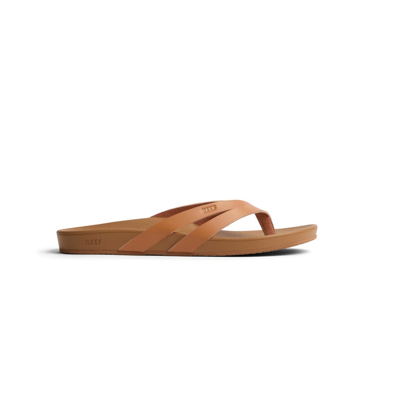 Reef Cushion Spring Joy Womens Flip Flop, Molded Cushion Footbed, Arch Support, Natural/Tan, 9 - Image 4