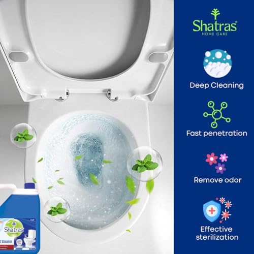 Shatras Home Care 10X Extra Cleaning Power Toilet Cleaner - 5 Liter || Eliminates 99.9% of Germs || Tough Stain Remover & Odor Control || Extra Strength Formula - Image 3