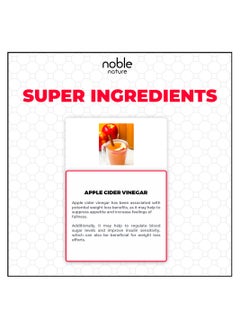 noble nature Apple Cider Vinegar Tablets - 80 Effervescent Tablets | Pomegranate Extract, Vitamin C, B6 & B12 | Weight Management, Improves Gut Health, Enhances Metabolism | Pack of 4 x 20 Tablets |  - Image 5