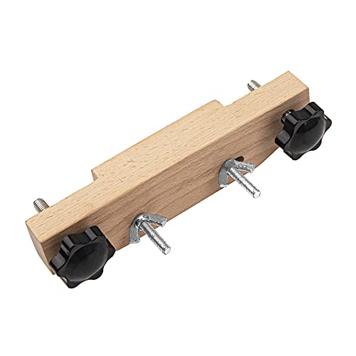 Yootones 1Set Yootones Solid Maple Guitar Bridge Clamp with Cork Gasket L-Wrench Compatible with Classical/Acoustic Guitar Accessory Luthier Tools - Image 2