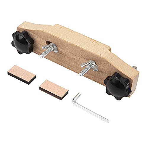 Yootones 1Set Yootones Solid Maple Guitar Bridge Clamp with Cork Gasket L-Wrench Compatible with Classical/Acoustic Guitar Accessory Luthier Tools - Image 1