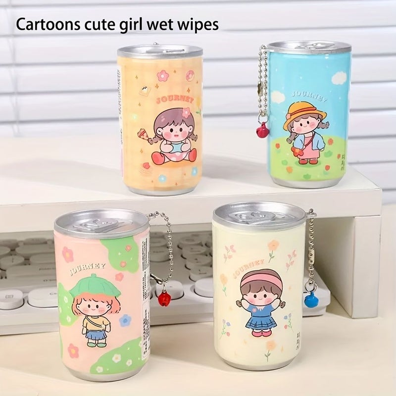 Creative Portable Mini Can Shaped Canned Tissues One Pack 30 Sheets Beverage Inspired Disposable Tissues - Image 1