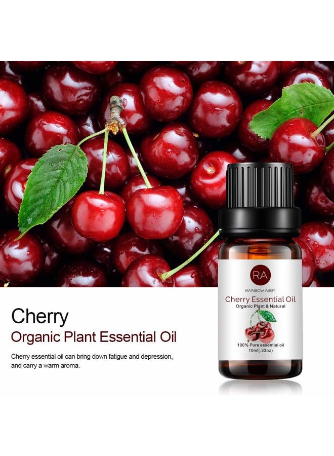 Rainbow Abby 6-Pack Cherry Essential Oil, 100% Pure Organic Natural Aroma Cherry Oil for Diffuser (6X10ml) - Image 2
