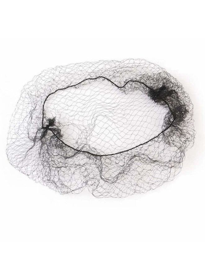 Polly Online 20 Pcs Hair Nets for Women Bun,Invisible Hair Nets Elastic Edge Mesh (Black)  - Image 2