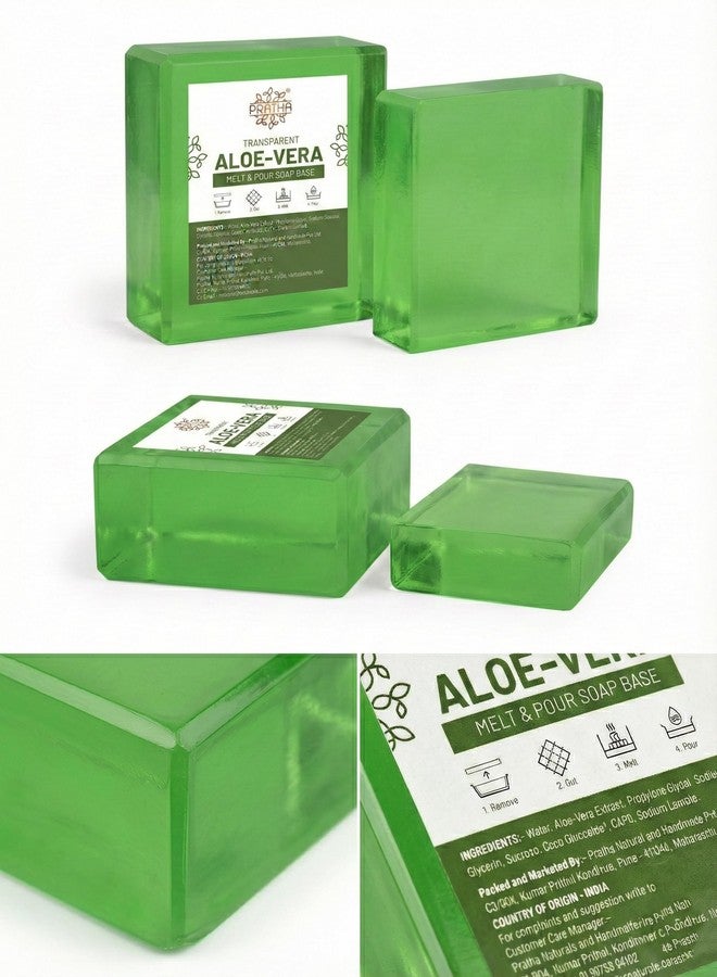 Pratha Naturals Melt and Pour soap base | Aloe Vera Soap Base 500gm | Pure and Natural - No Paraben, SLS, Tallow. (500gm, Aloe Vera Ultra Clear) - Image 5