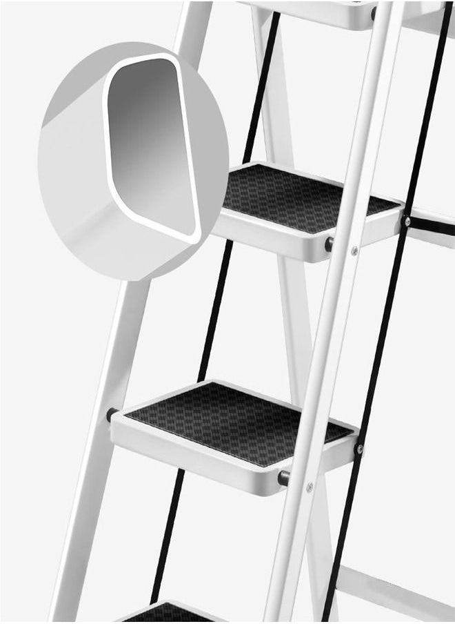 fashionhome 5 Steps Multifunction Household Indoor Folding Ladder and Storage Rack Suitable for Kitchen Home and Living Room 43 x 87 x 145 CM  - Image 3