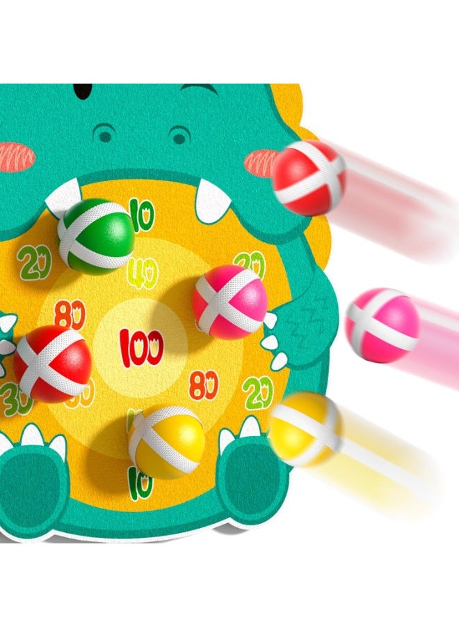 Arabest Outdoor Dinosaur Dart Shooting Game Toys Gifts for 3 4 5 6 Year Old Boys, Outdoor and Indoor Games Dart Board Toys for Kids Ages 3-5 6-8, Birthday Gifts for Boys Kids - Image 3