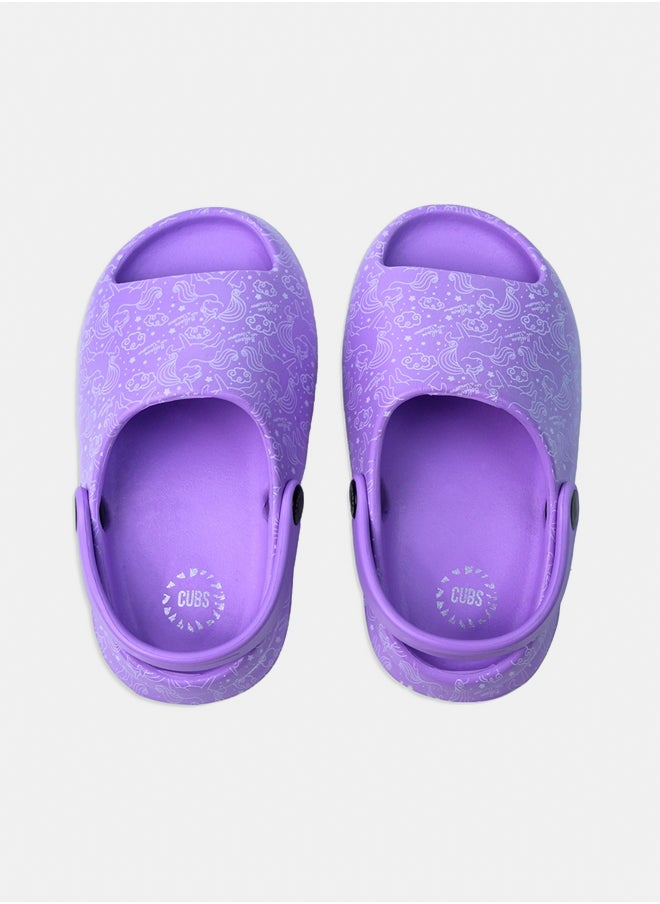 CUBS - Open Toe Lilac Unicorn Dream - Image 1