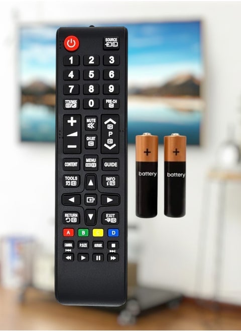 Replacement Remote Control for Samsung TV UE32EH5200, UE32EH5200S, UE32EH5200SXZG, UE40EH5000, UE40EH5000K, UE40EH5000W with Battery