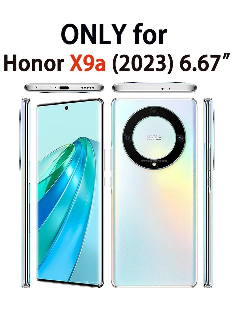 ELTRAZONE [1+2] Clear Case for Honor X9a 5G – Includes 2 Tempered Glass Screen Protectors, Slim Design with Four-Corner Airbags - Image 2