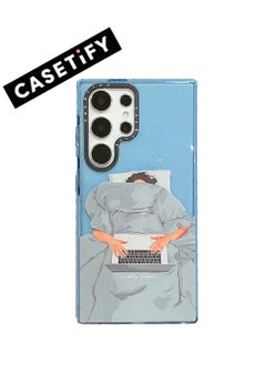 Muted Blue with Artistic Flair