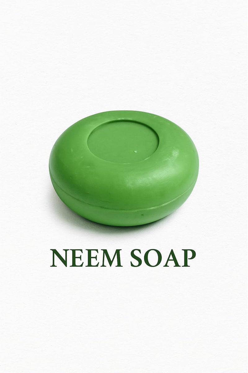 Kitchsy Neem Herbal Soap with 18 Ayurvedic Herbs | Natural Anti-Bacterial Bath Soap | Chemical-Free & Skin Brightening | 100g (Pack of 10) - Image 3