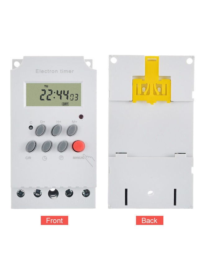 White Electronic Digital Timer - Image 2