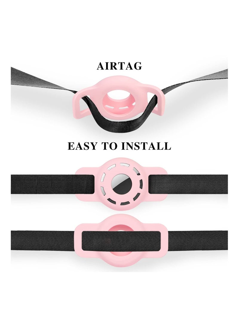 Y&D - 2 Pack Case for Airtag 2021, Dog Collar Holder, Cat with Anti-Lost Design Collars Small Pet Puppy Loop & Backpack Bag Straps - Image 1