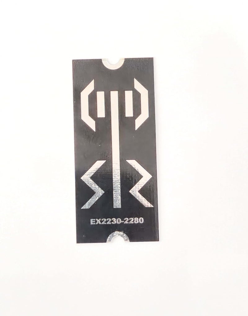 ETZIN بطاقة محول NGFF NVME M2 M2PLUS 2230 إلى 2280 2230، 2280 تغيير الحجم الطويل لنقل ممتد لـ M.2 U.2 M3 M.3 SSD (EX2230-2280) - Image 3