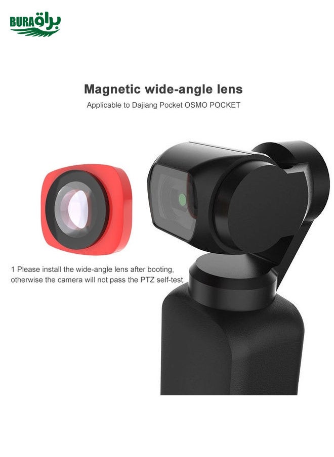 BURAQ JSR 3 in 1 CR Super Wide Angle Lens 12.5X Macro Lens + CPL Lens Filter Set for DJI OSMO Pocket  - Image 3
