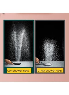 Arabest Shower Set,Shower Kit 8-Inch Shower Head with Handheld Including Rough-In Valve Body,Storage Rack and Trim Bathroom Rainfall Shower Kit Square  - Image 5