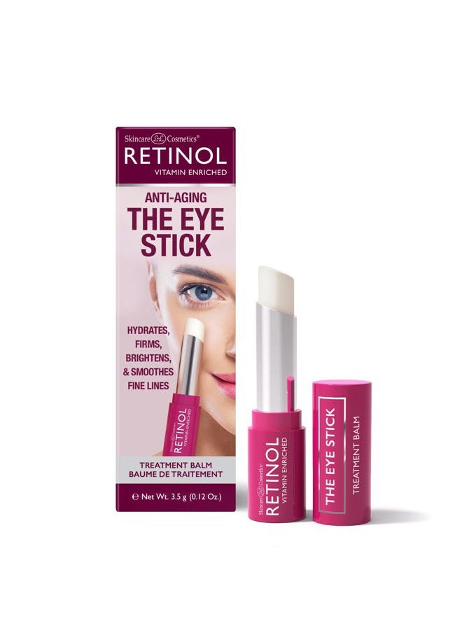 RETINOL Anti-Aging Eye Stick – Treatment Balm – Your Beauty Secret for Younger Looking Eyes – Hydrates, Firms, Brightens, and Smooths Fine Lines – Vitamin A, C and E Minimizes Aging Effect on Eyes  - Image 1