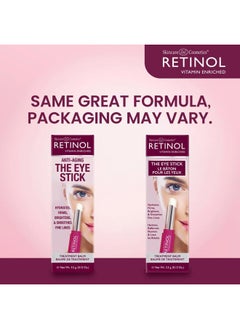 RETINOL Anti-Aging Eye Stick – Treatment Balm – Your Beauty Secret for Younger Looking Eyes – Hydrates, Firms, Brightens, and Smooths Fine Lines – Vitamin A, C and E Minimizes Aging Effect on Eyes  - Image 2