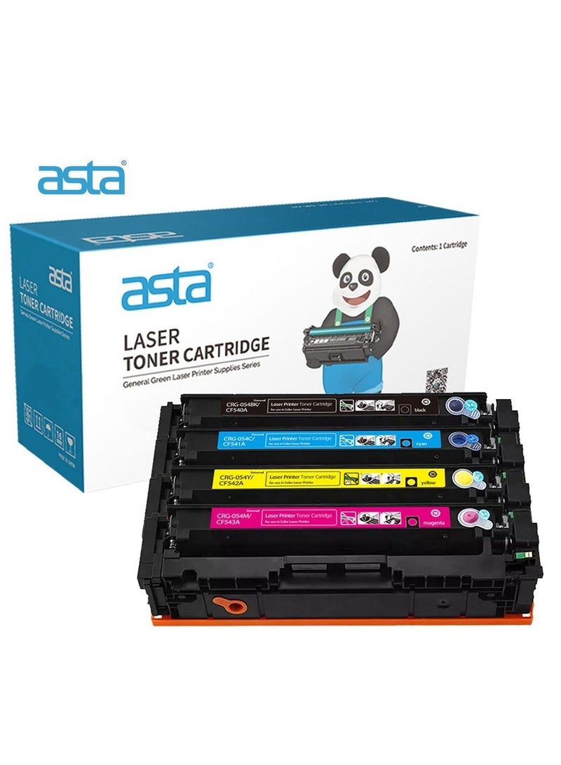 استا ASTA CRG 054 BK C M Y CRG054 054 متوافق مع طابعة ليزر MF642Cdw MF641CW MF643 MF644 MF645 LBP622cdw LBP623Cdw LBP621Cw - Image 1