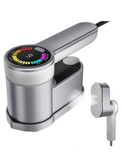 XVersion Clothes Steamer, Small Portable Steamer - 6 Smart Modes, Handheld Steamer for Clothes, 120ml Water Tank, Foldable Steamer for Travel and Home Use - Gray. 
