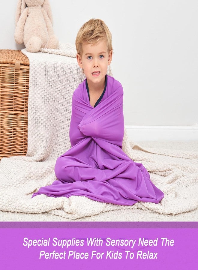 YAERSI Sensory Body Sock for Kids,Sensory Sack for Relaxation, Focus,Sensory Integration,Body Sock (Medium 47''×27'') - Image 5