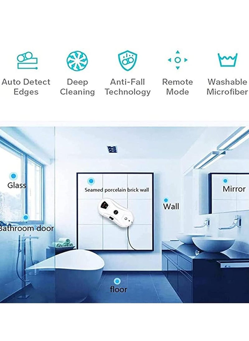 Cool Baby - Window glass cleaning automatic smart robot, cleaner intelligent automatic cleaner robot ,with ultrasonic water spray and control ,for outdoor/indoor windows table tile ceiling. - Image 1